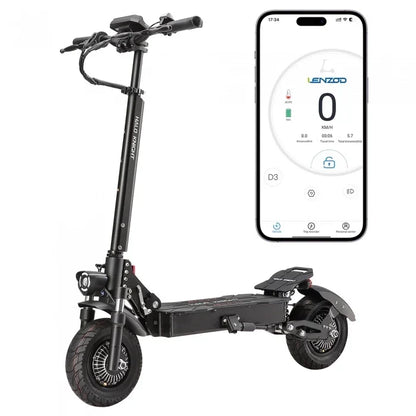 Halo Knight T104 Składana hulajnoga elektryczna, silnik 1200W*2, bateria 52V 21Ah, 10-calowe opony, maks. prędkość 65km/h
