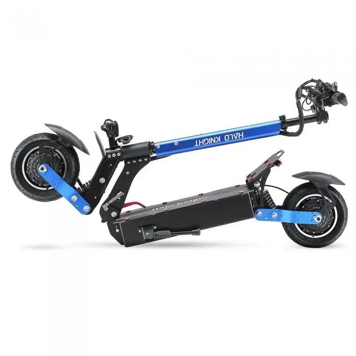 Hulajnoga elektryczna Halo Knight T108 10-calowe opony drogowe, silnik 1000W*2, maks. prędkość 65km/h - Czarny