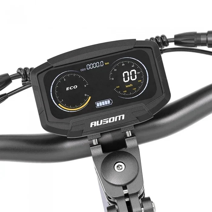 Składana hulajnoga elektryczna Ausom F1 Max, silnik 2*1400W, bateria 60V 20,8Ah, opony 10x3,0 cali, maks. prędkość 72 km/h